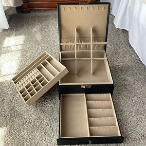 Black jewelry box